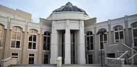 The Stephens Performing Arts Center includes three theaters, several classrooms and a rotunda.