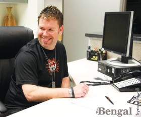 Kale Bergeson, former Marine, is the Sergeant at Arms with the Marine Corps League.