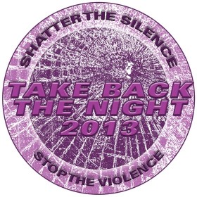 The 14th annual Take Back the Night event will take place Friday, May 3, at 5:30 p.m.  