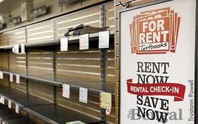 The ISU bookstore offers textbooks to rent.