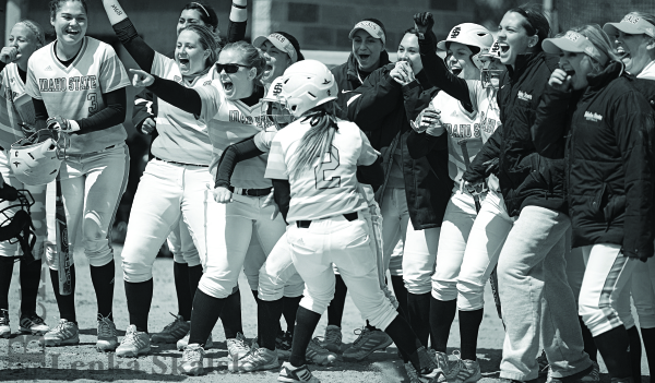 Women’s softball is an ISU team that benefits from Title IX. 