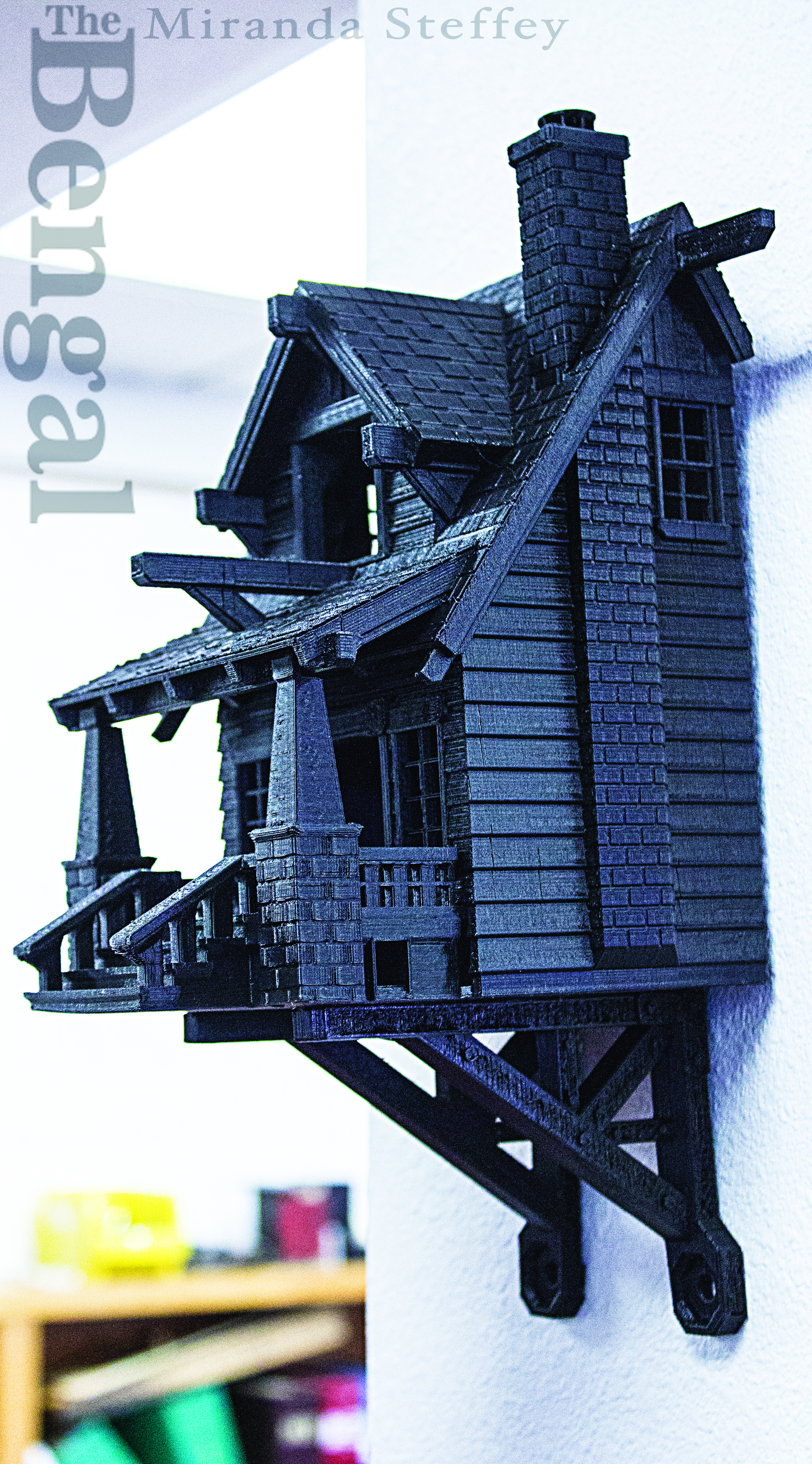 Students printed this bird house using 3-D printing technology.