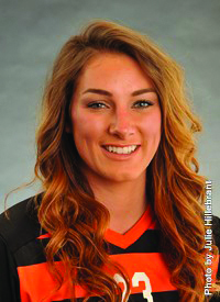 Midfielder Whitney Peterson.