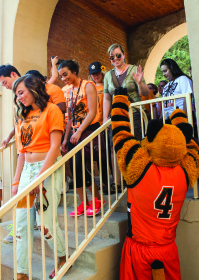 Welcome back march through the arch