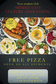 Middle East Culture Association flyer