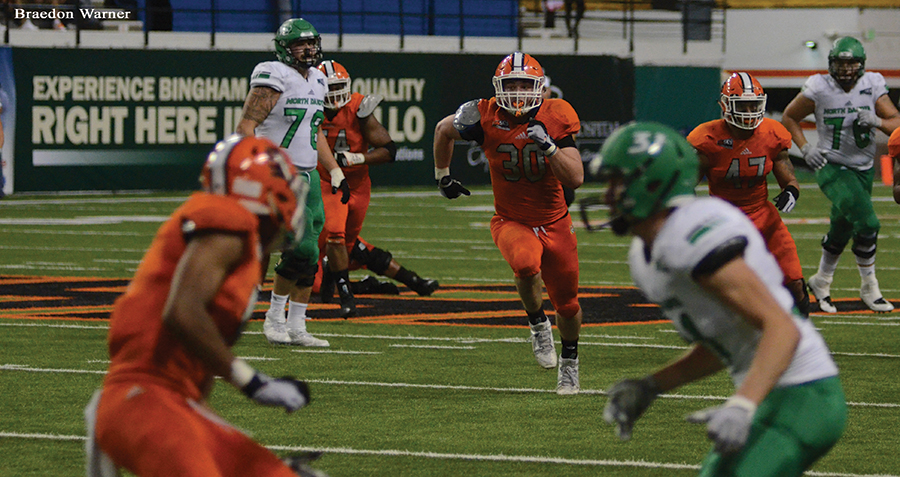 football players on the field