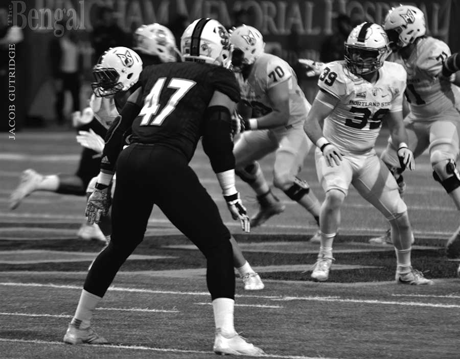 Jenkins #47 on the football field