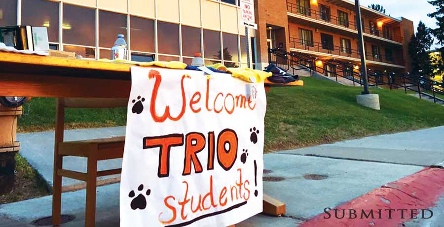TRIO welcome banner