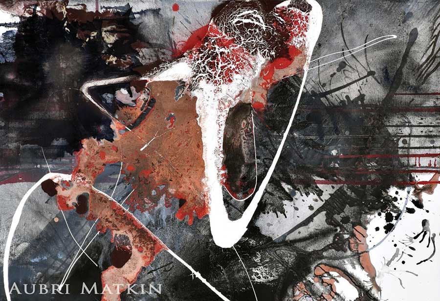 Aubri Matkin painting