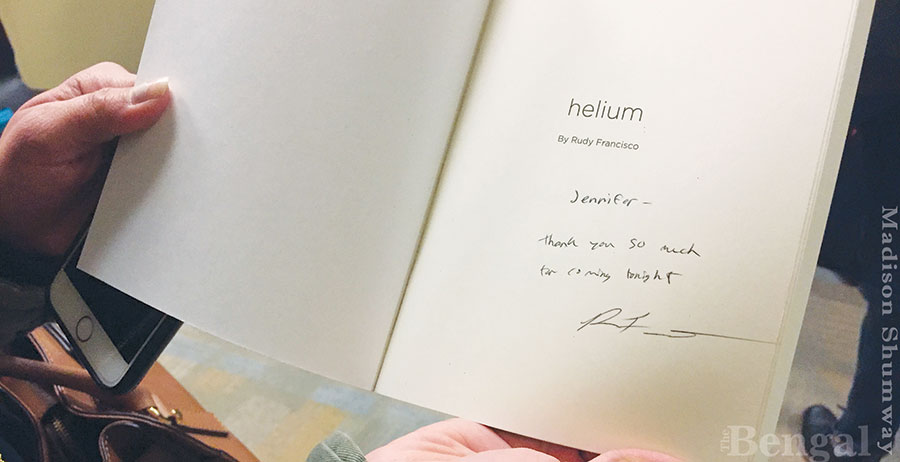 Signed book 'Helium'