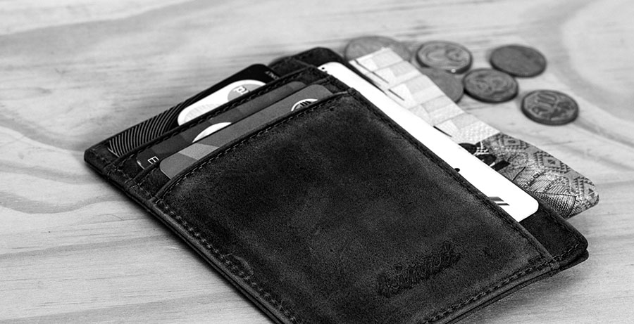 Wallet with change