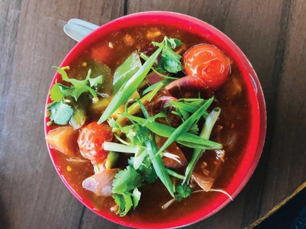 Vegetable Fried C (Chilly) Momo