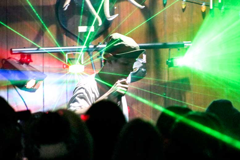 Local Pocatello rapper Uncle Ric performed at a hip-hop showcase on February 23 at the Elks Lodge.