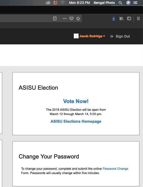 ASISU voting link on BengalWeb