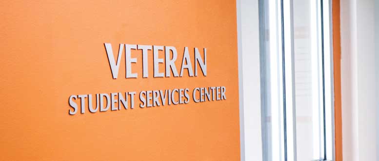 Veteran Student Services Sign
