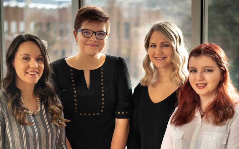 Featured (left to right): Ashley French, Kathryn Rose, Sophia Perry, and Dalene Hunter 
