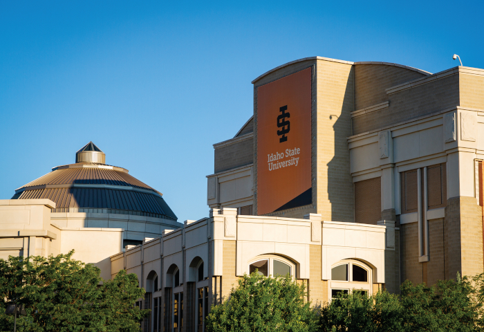 Image of the outside of the Stephens Preforming Arts Center