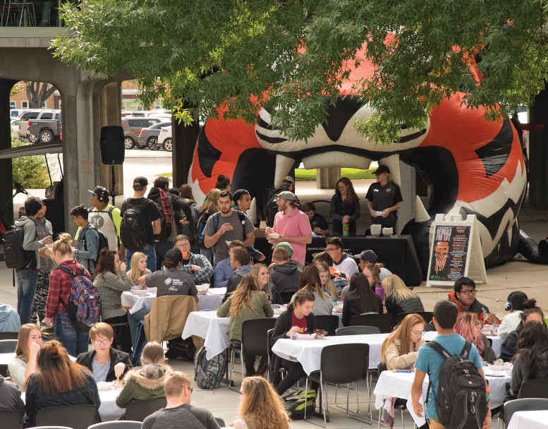 Photo of crowd during ISU event Pre-COVID