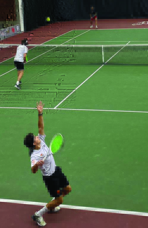 Featured: Patrick Trhac and Aleksander Petrovic playing tennis