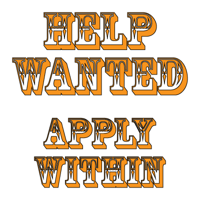 Help Wanted Reminder