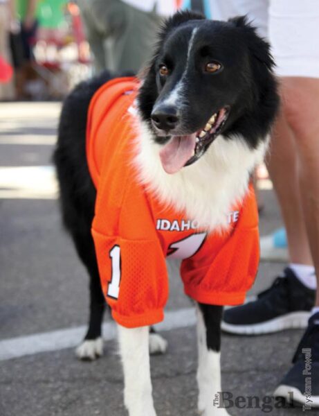 Bristol made an appearance at the Welcome Back Orange and Black Event Aug. 27.
