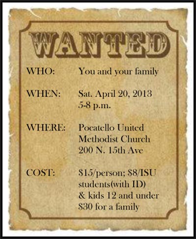 Country Western Dinner & Dance – April 20