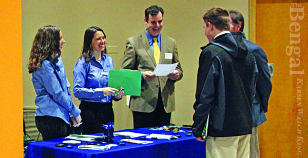 SPRING CAREER FAIR PROVIDES NETWORKING OPPORTUNITY