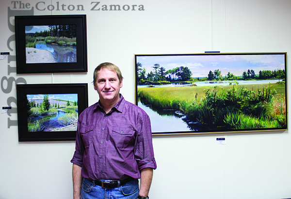 OIL PAINTING EXHIBIT ON DISPLAY IN ELI M. OBOLER LIBRARY