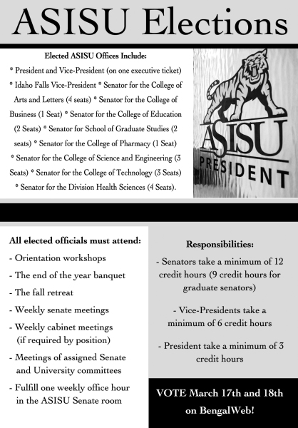 ASISU UPDATE: ASISU OPENS APPLICATION PROCESS FOR STUDENT GOVENRNMENT