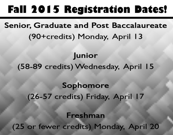 FALL COURSE REGISTRATION OPENING SOON