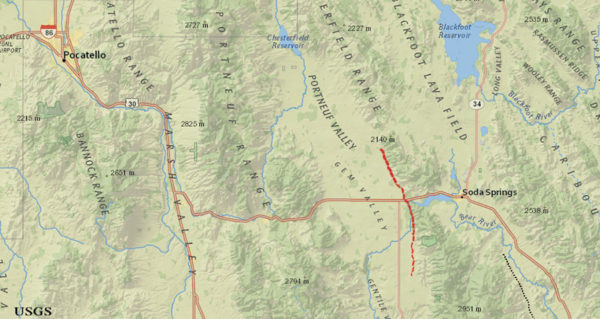 EARTHQUAKE SWARM IN SOUTHEAST IDAHO