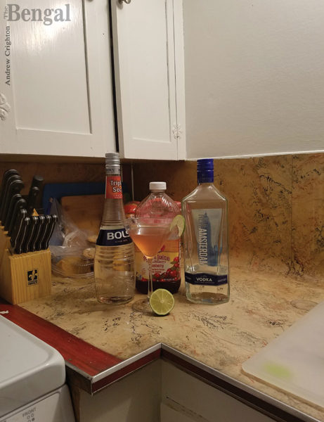 Cosmopolitan cocktail ingredients
