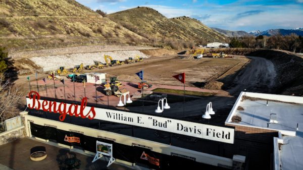 Breaking ground on Davis Field renovations