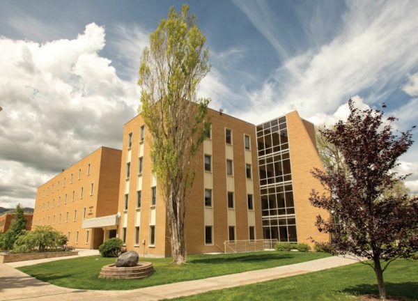 Outside facade of College of Business building